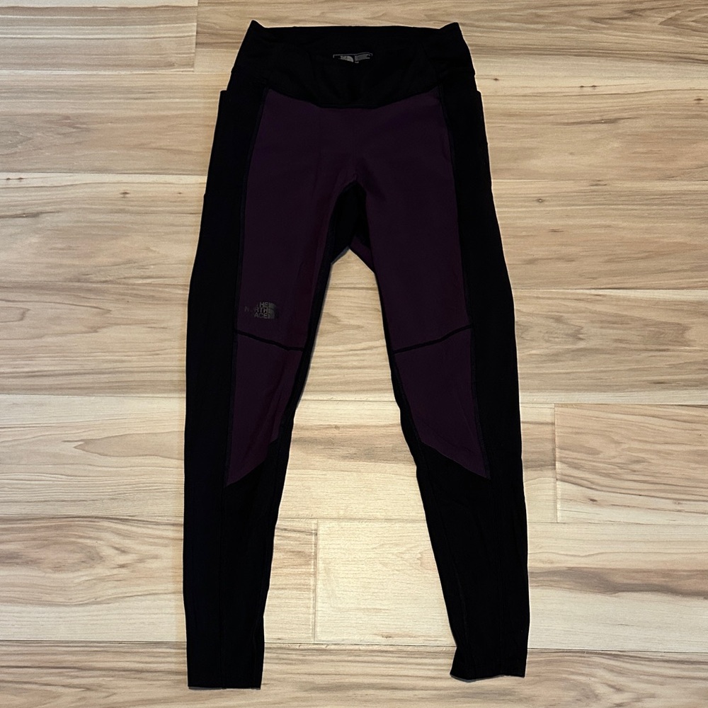 North face Hybrid Hiker Tights Purple and Black Small